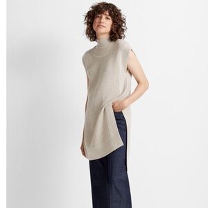 Club Monaco Merino‎ Wool Tunic Sweater Oat Small